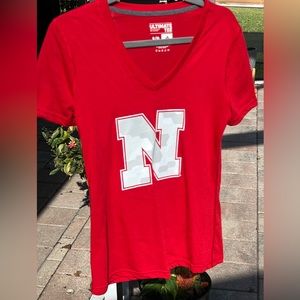 Nebraska cornhusker V-neck T-shirt